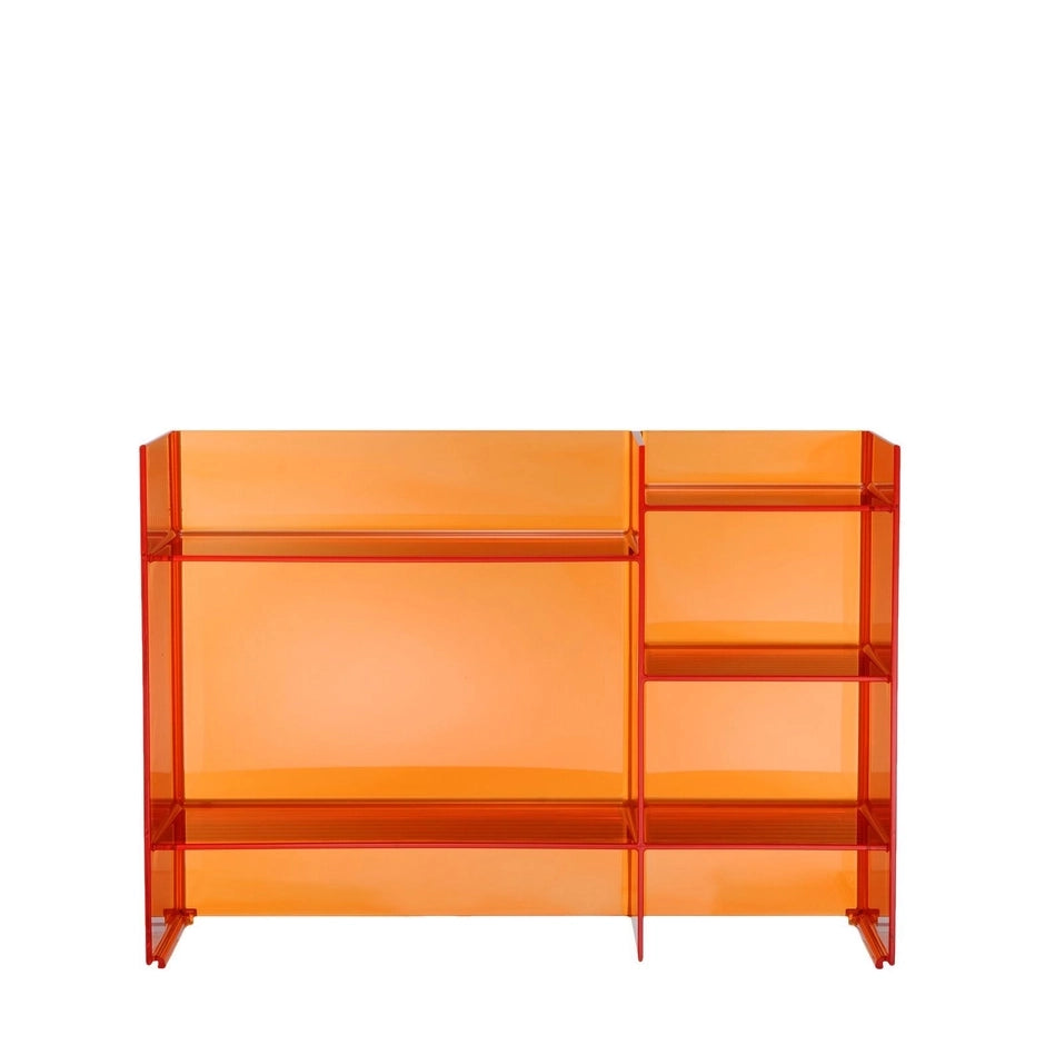 Sound-Rack multi-purpose shelving system by Kartell #TANGERIN ORANGE