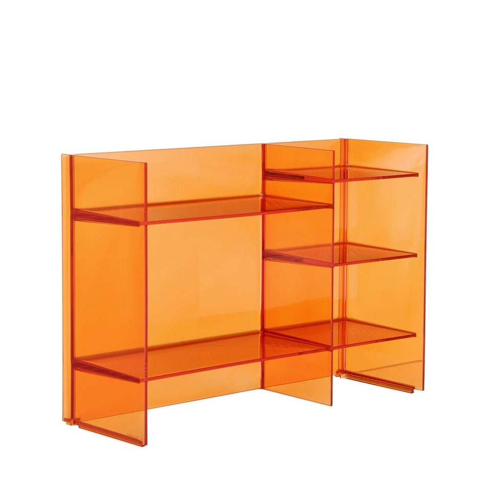 Sound-Rack multi-purpose shelving system by Kartell #TANGERIN ORANGE