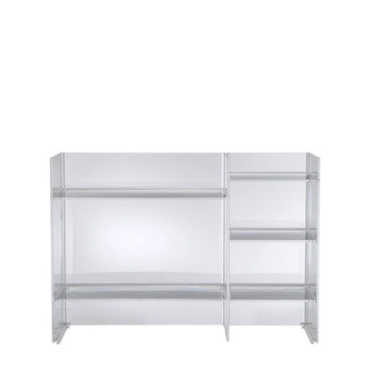 Sound-Rack multi-purpose shelving system by Kartell #CRYSTAL