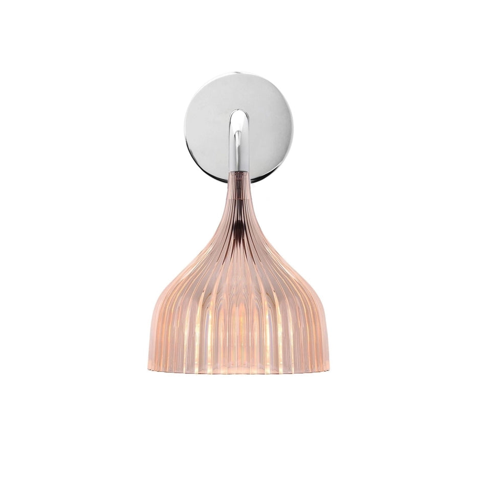 E’ Wall Lamp by Kartell #TRASPARENT PINK