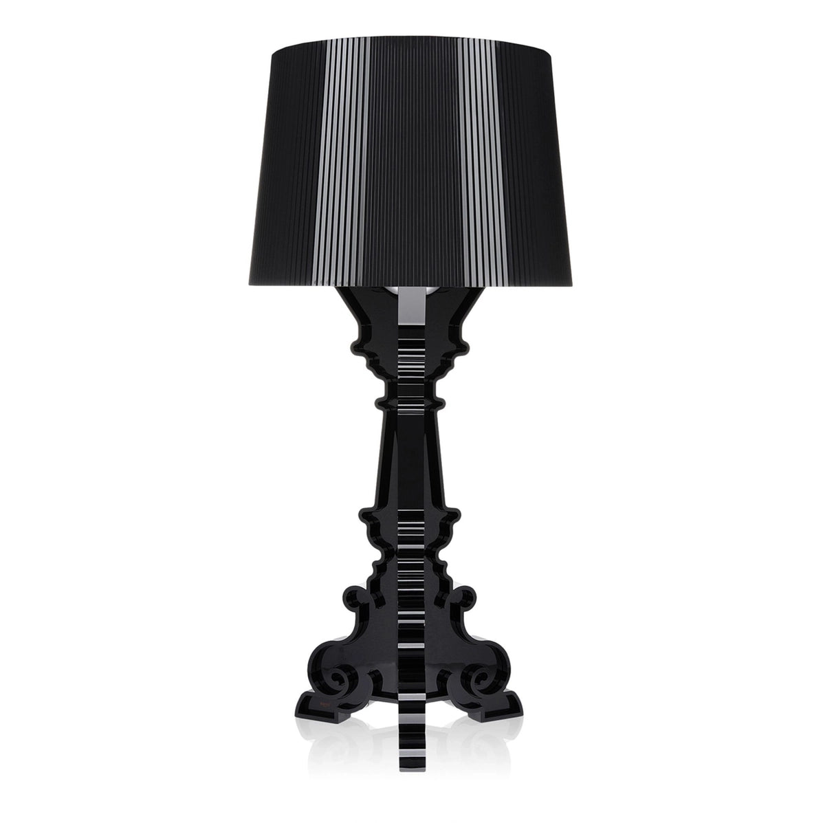 Bourgie Table Lamp by Kartell #TRANSPARENT/BLACK