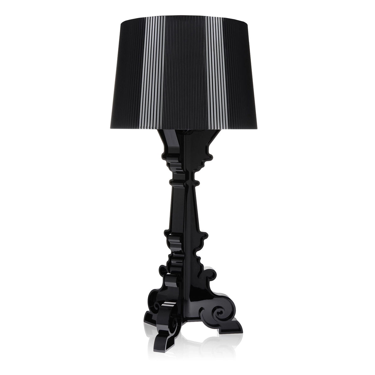 Bourgie Table Lamp by Kartell #TRANSPARENT/BLACK