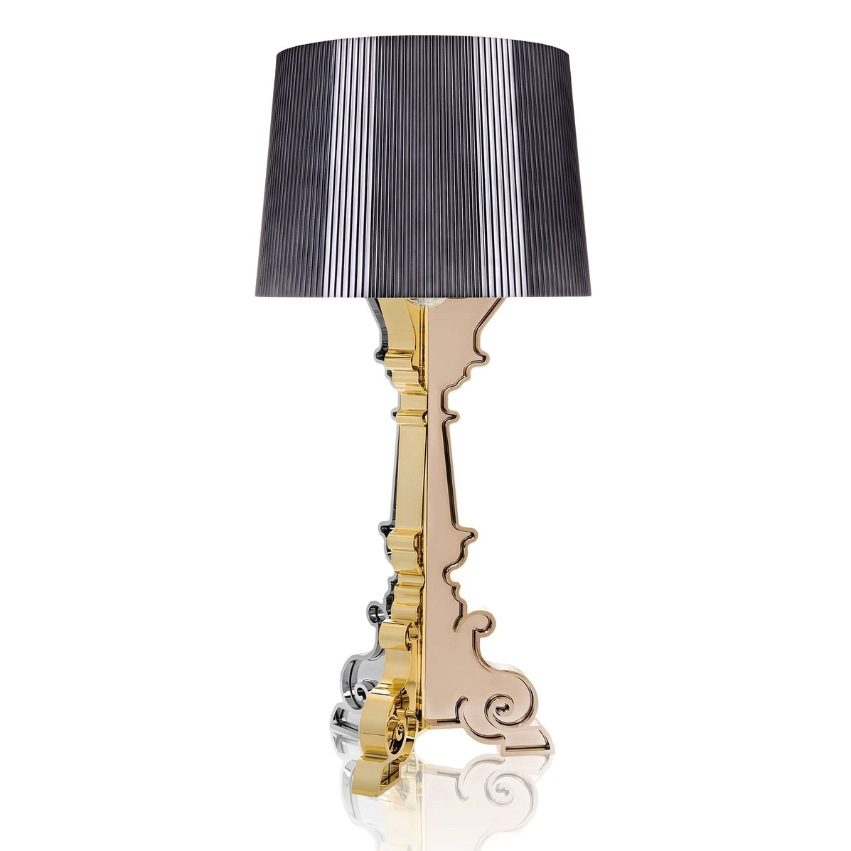 Bourgie Table Lamp by Kartell #METAL/TITANIUM MULTICOLOR