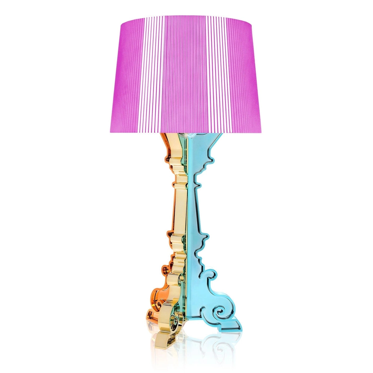 Bourgie Table Lamp by Kartell #METAL/FUCHSIA MULTICOLOR