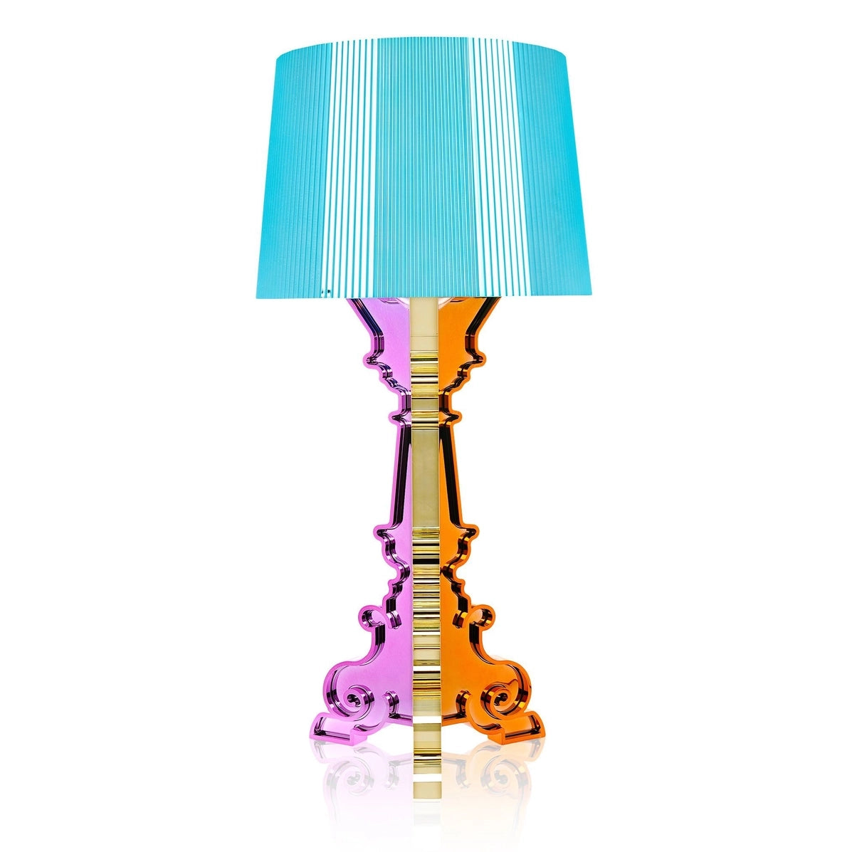 Bourgie Table Lamp by Kartell #METAL/LIGHT BLUE MULTICOLOR