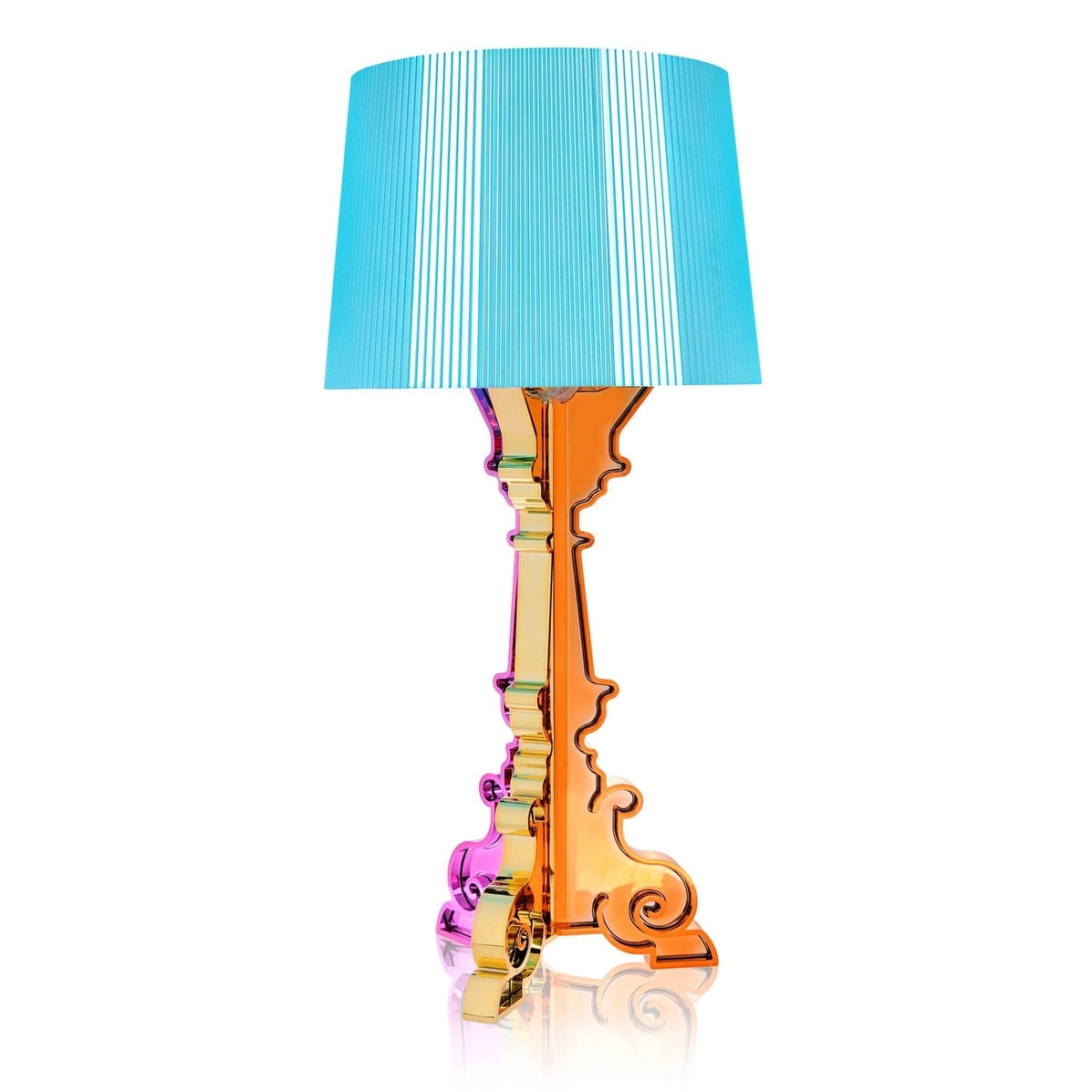 Bourgie Table Lamp by Kartell #METAL/LIGHT BLUE MULTICOLOR