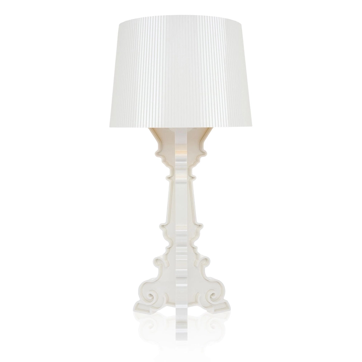 Bourgie Table Lamp by Kartell #MAT/WHITE/GOLD