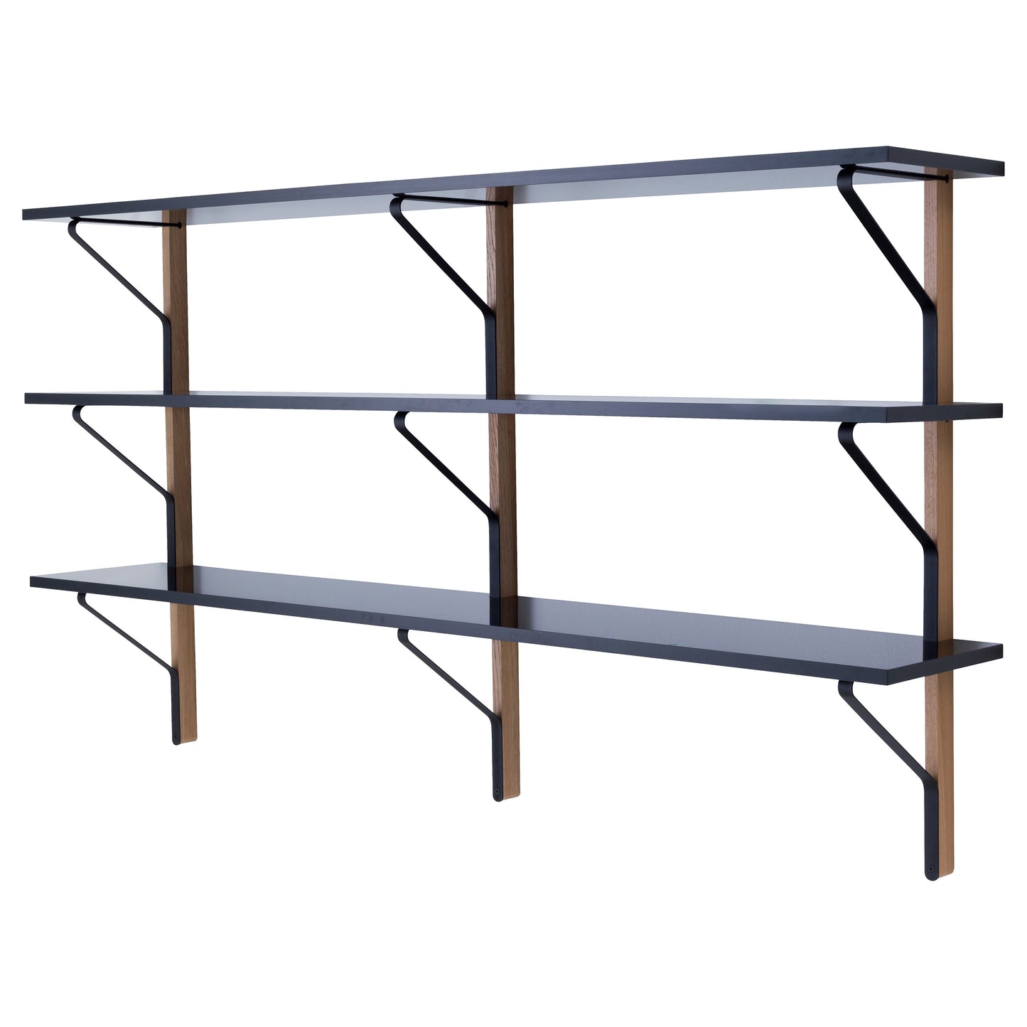 Artek Kaari Wall Shelf REB 008 — oak//black laminate