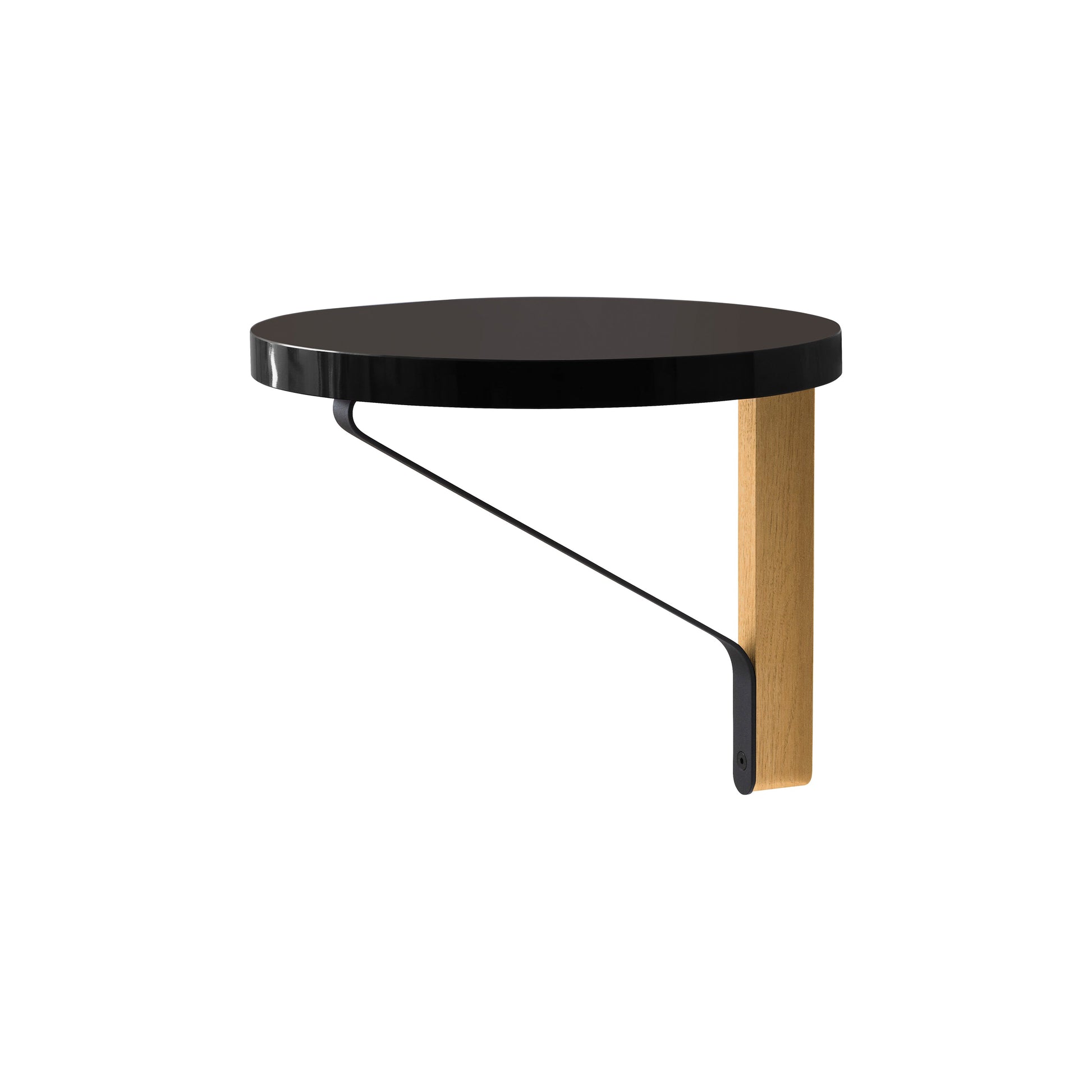 Artek Kaari Wall Shelf REB 007 — oak/black linoleum