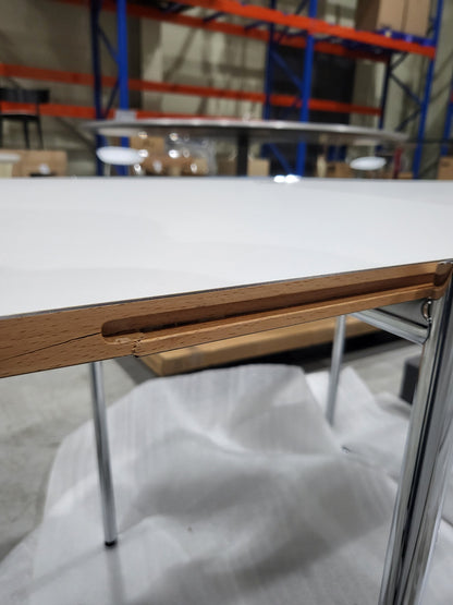 [국내재고/B급/매장전시중] JEAN - Rectangular drop-leaf HPL table