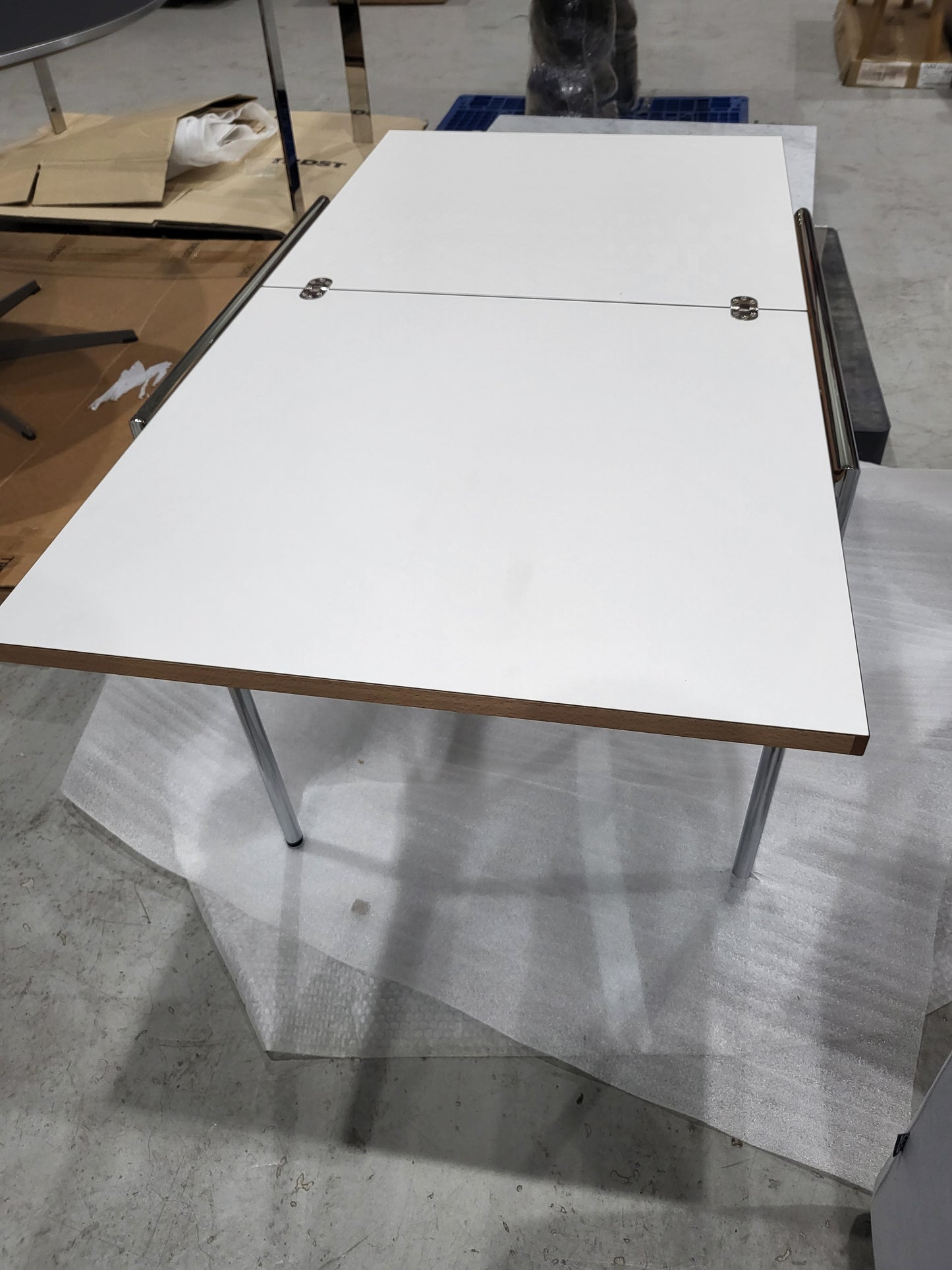 [국내재고/B급] JEAN - Rectangular drop-leaf HPL table