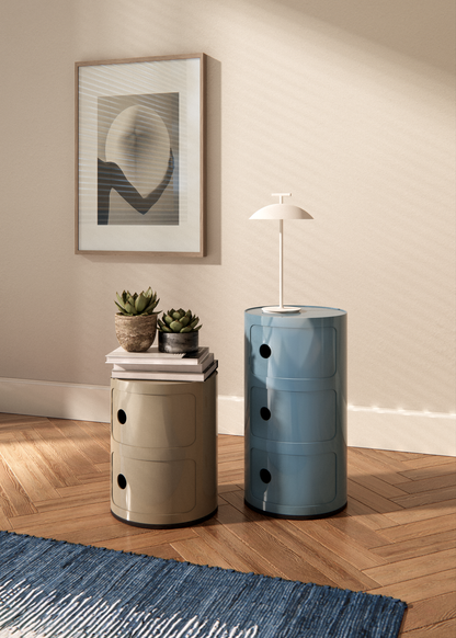 Componibili storage unit, 3 modules, sky blue