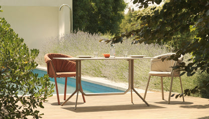 Kristalia Poule folding table - closed