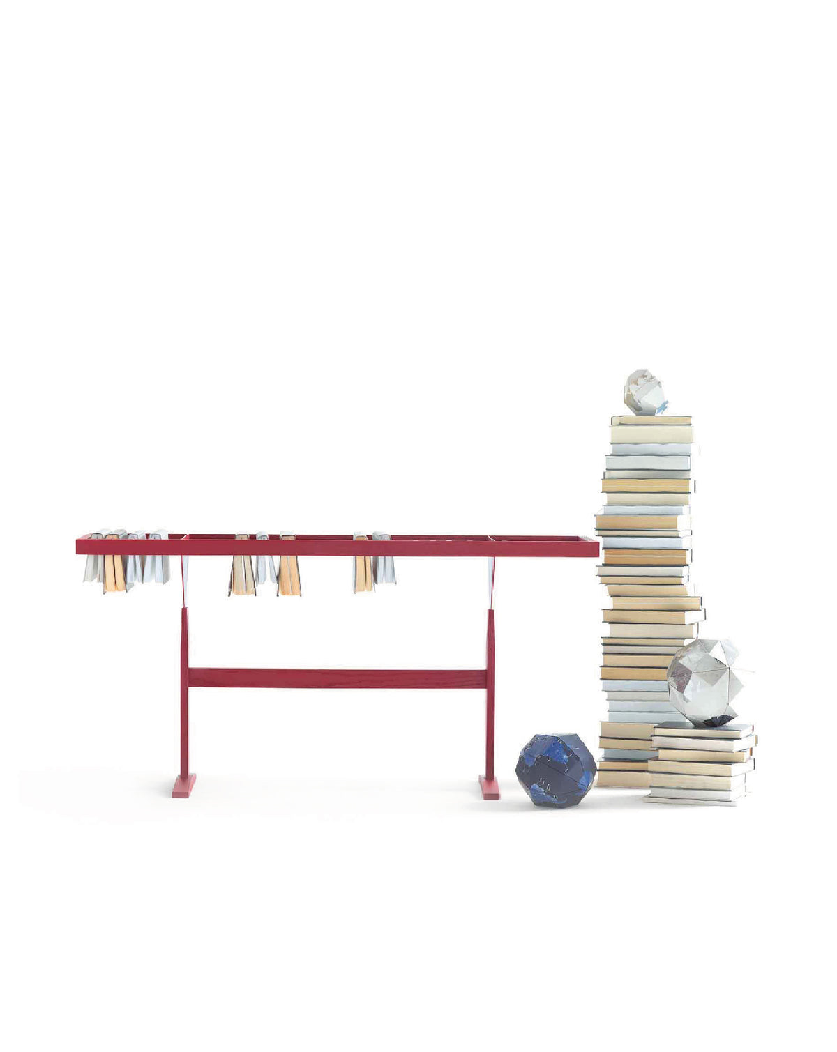 BOOKEN - Bookcase / Coffee Table by Lema, design Raw Edges