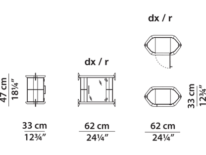 Baxter LIBELLE LIBEMO62VD technical drawing