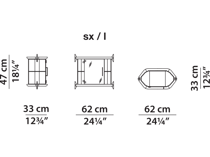 Baxter LIBELLE LIBEMO62VS technical drawing