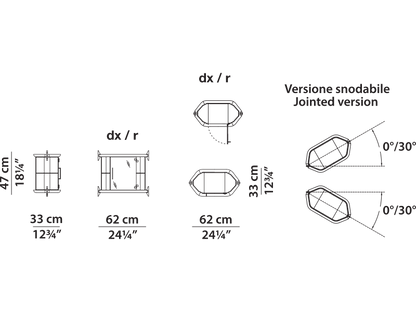 Baxter LIBELLE LIBEMS62VD technical drawing