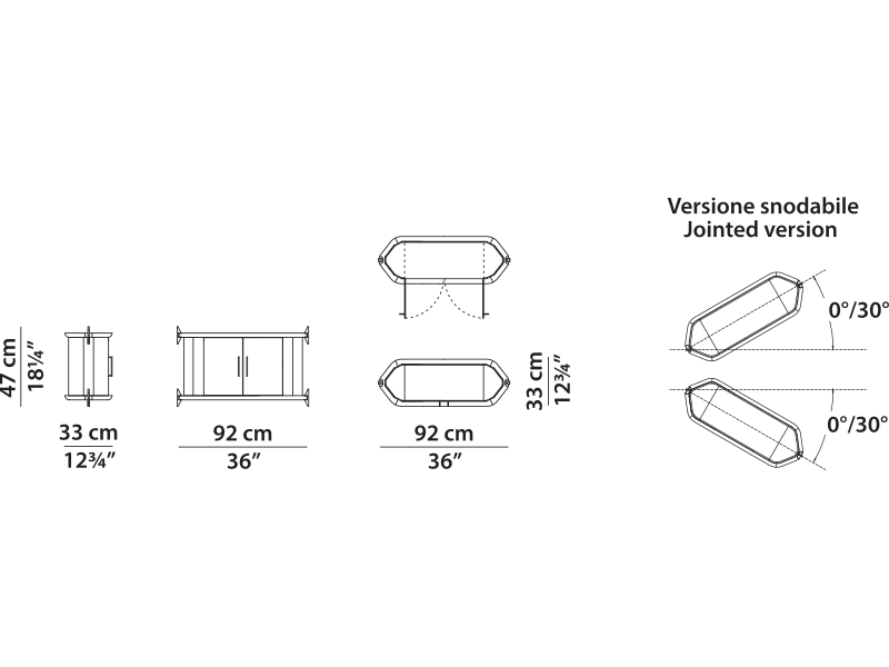 Baxter LIBELLE LIBEMS92LE technical drawing
