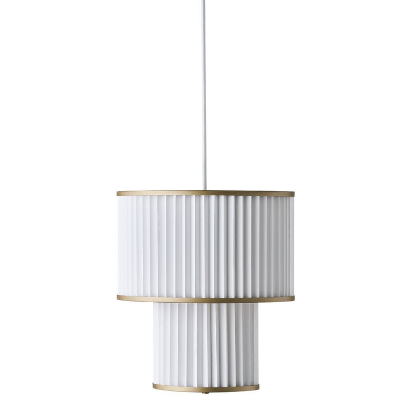 Plivello 110 pendant by Le Klint #white - gold #