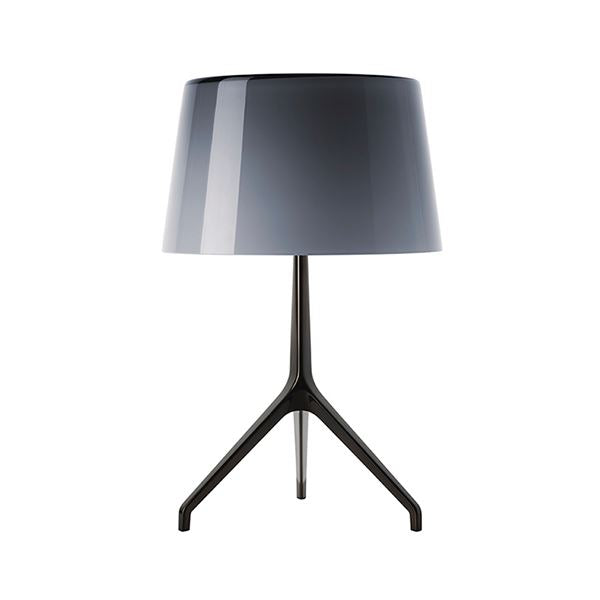 Lumiere Xxs Table Lamp by Foscarini #Grey / Black chrome