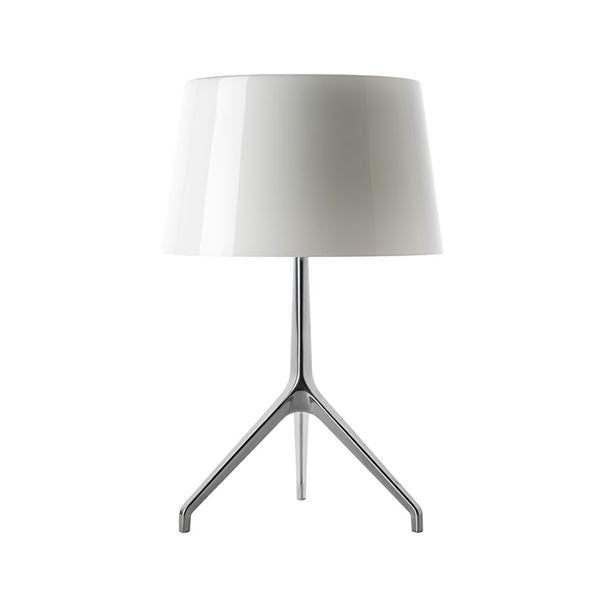 Lumiere Xxs Table Lamp by Foscarini #White / Aluminum