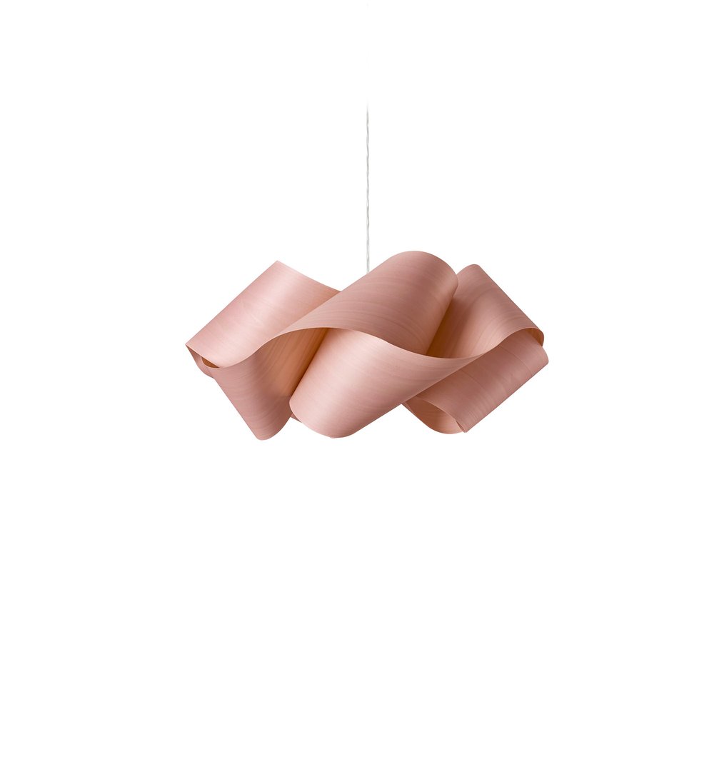 SWIRL - Handmade wood veneer pendant lamp