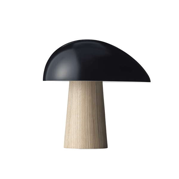 Night Owl Table Lamp by Fritz Hansen #Blue w. Base in Ashwood