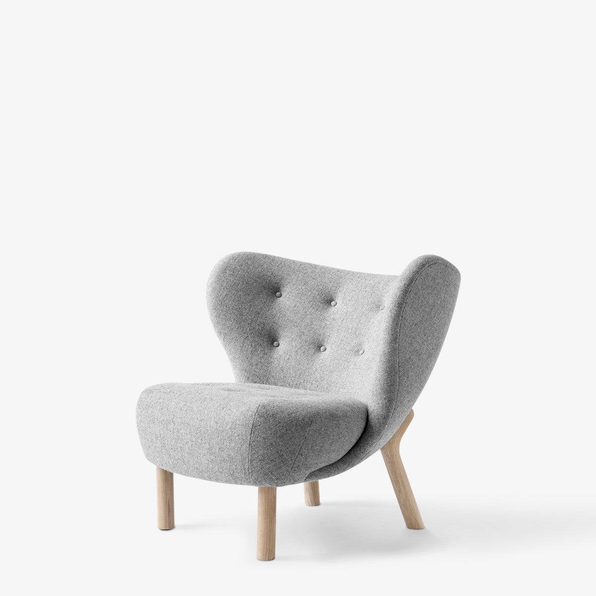 Little Petra Lounge Chair Vb1 by &Tradition #Oiled Oak/Hallingdal 130