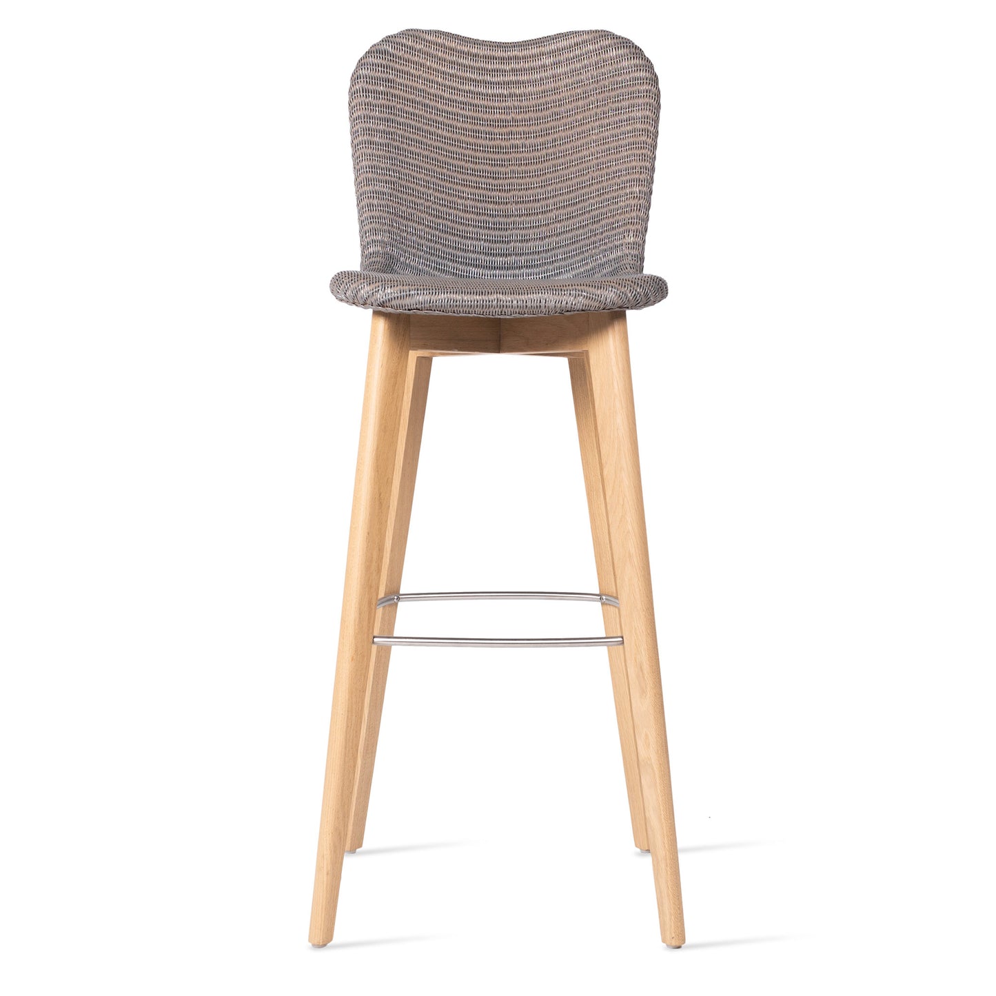 High Lloyd Loom Bar Stool With Back Lily by Vincent Sheppard