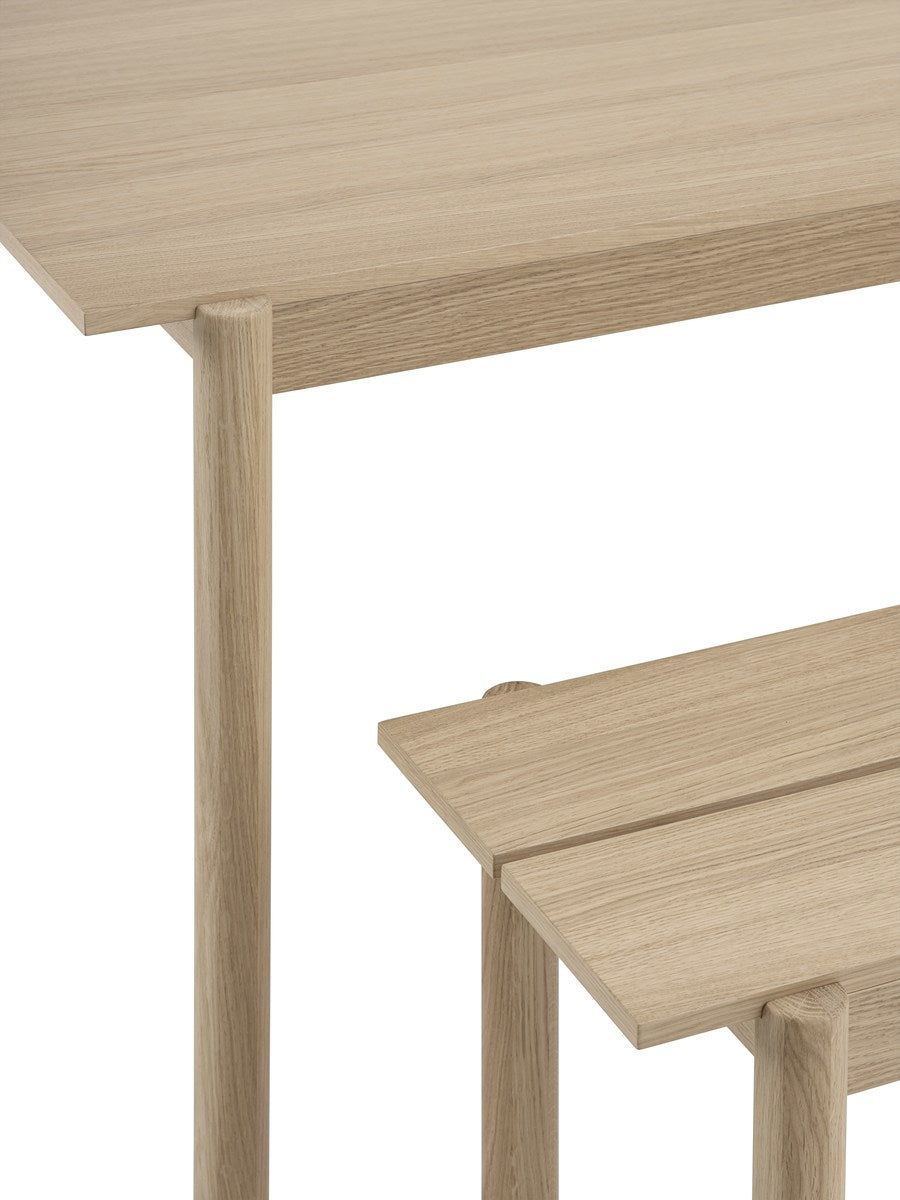 Linear Wood table 260 x 90 cm, oak