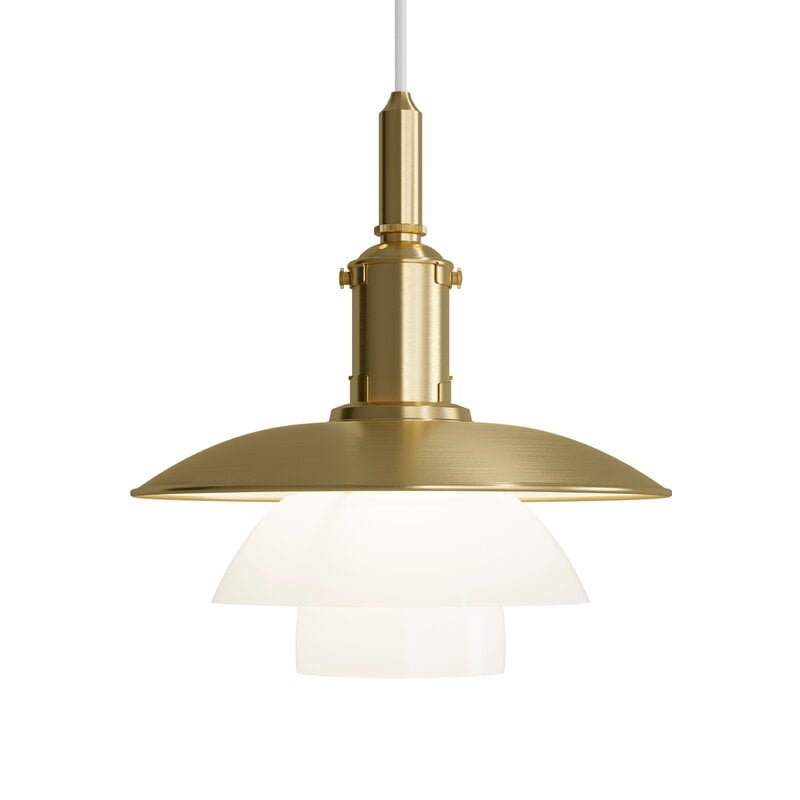 PH 3/3 pendant by Louis Poulsen #brass - opal glass, limited edition #