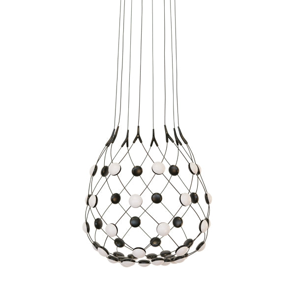 MESH - LED polycarbonate and steel pendant lamp (Request Info)