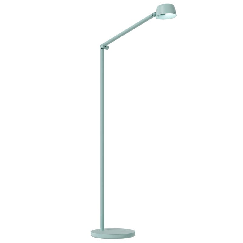 Motus Floor-2 floor lamp by Luxo #silk teal #