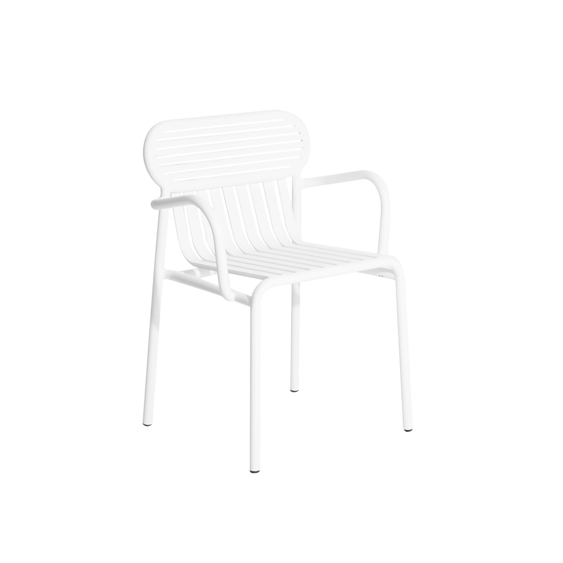 WEEK-END Dining Chair with Armrests by Petite Friture #White