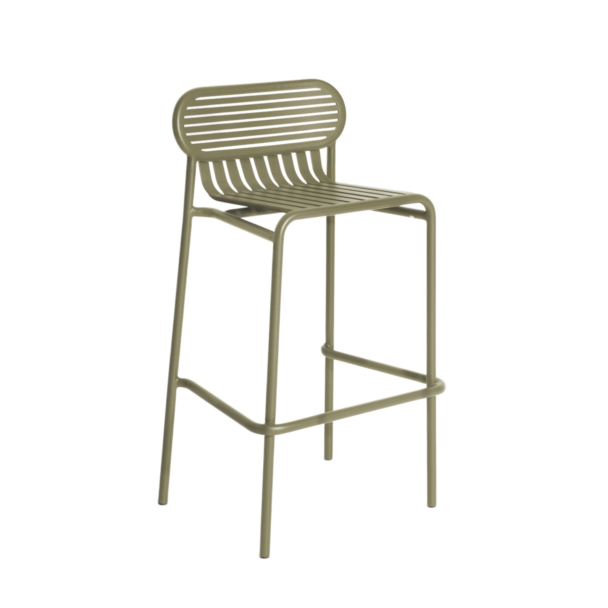 WEEK-END Bar Stool H80 by Petite Friture #Jade green