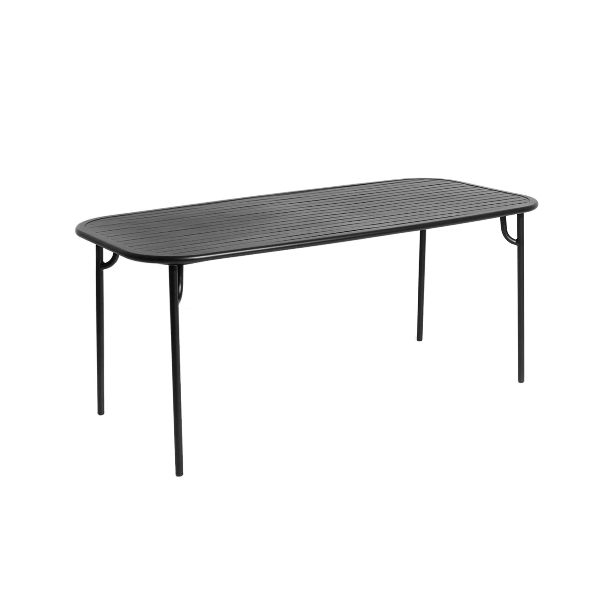 WEEK-END Rectangular Table by Petite Friture #Black