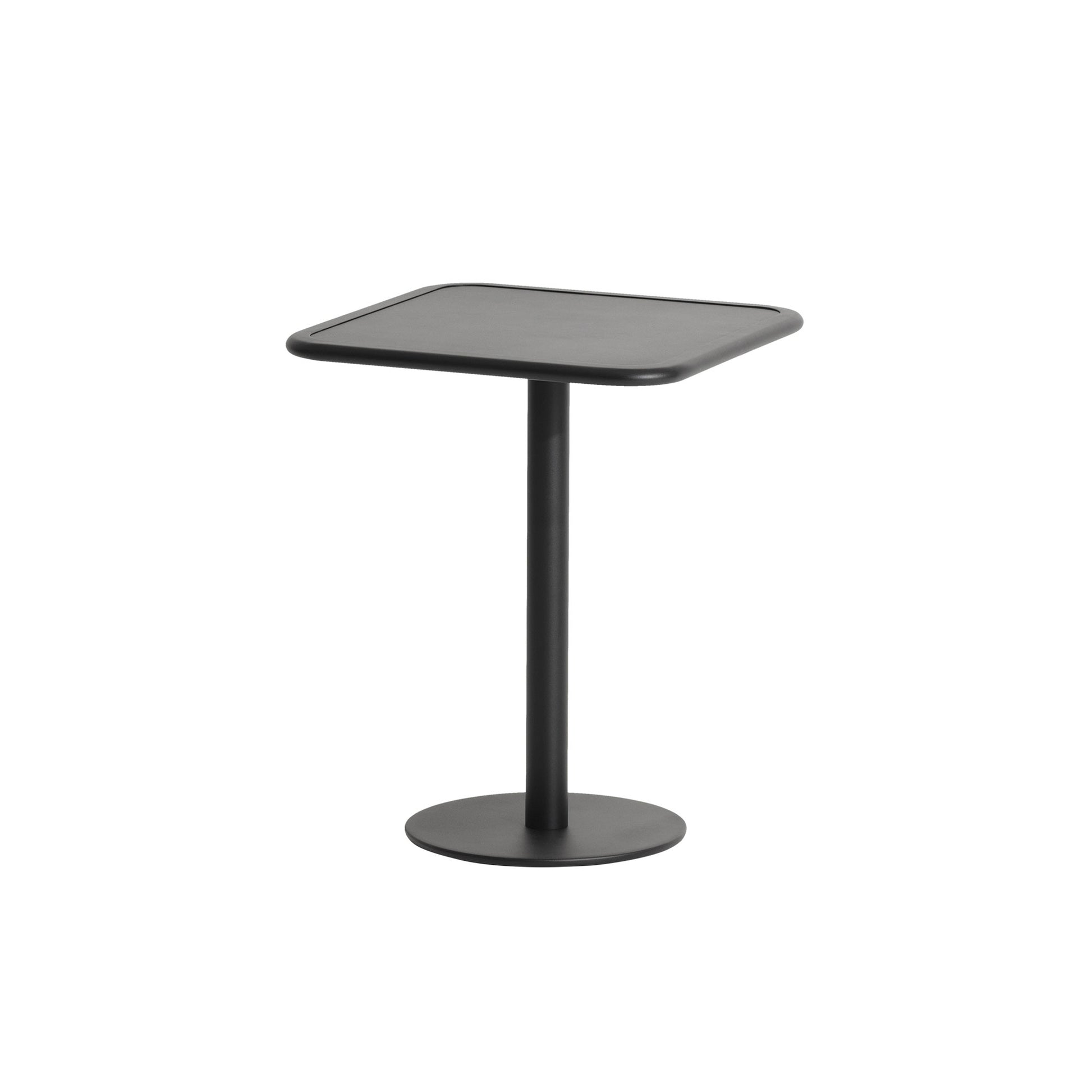 WEEK-END Square Café Table by Petite Friture #Black