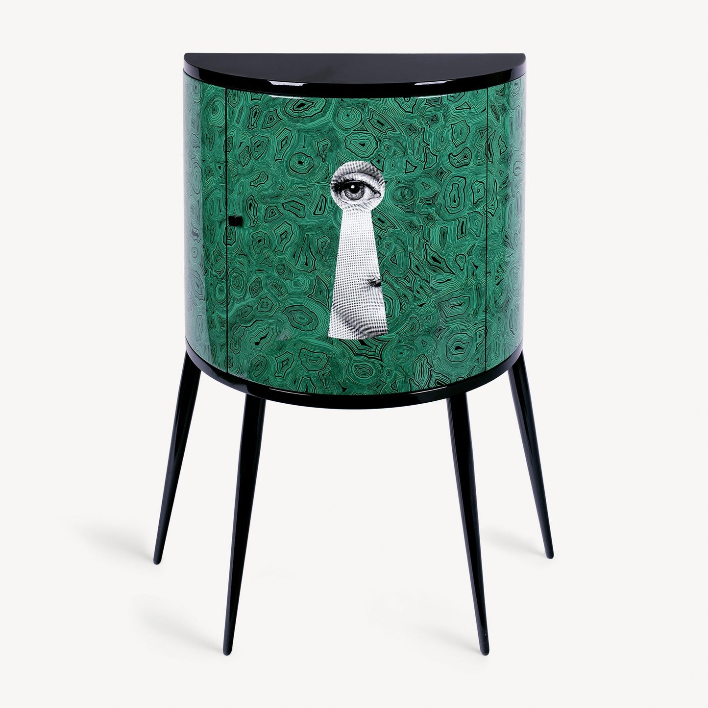 Console Serratura su Malachite