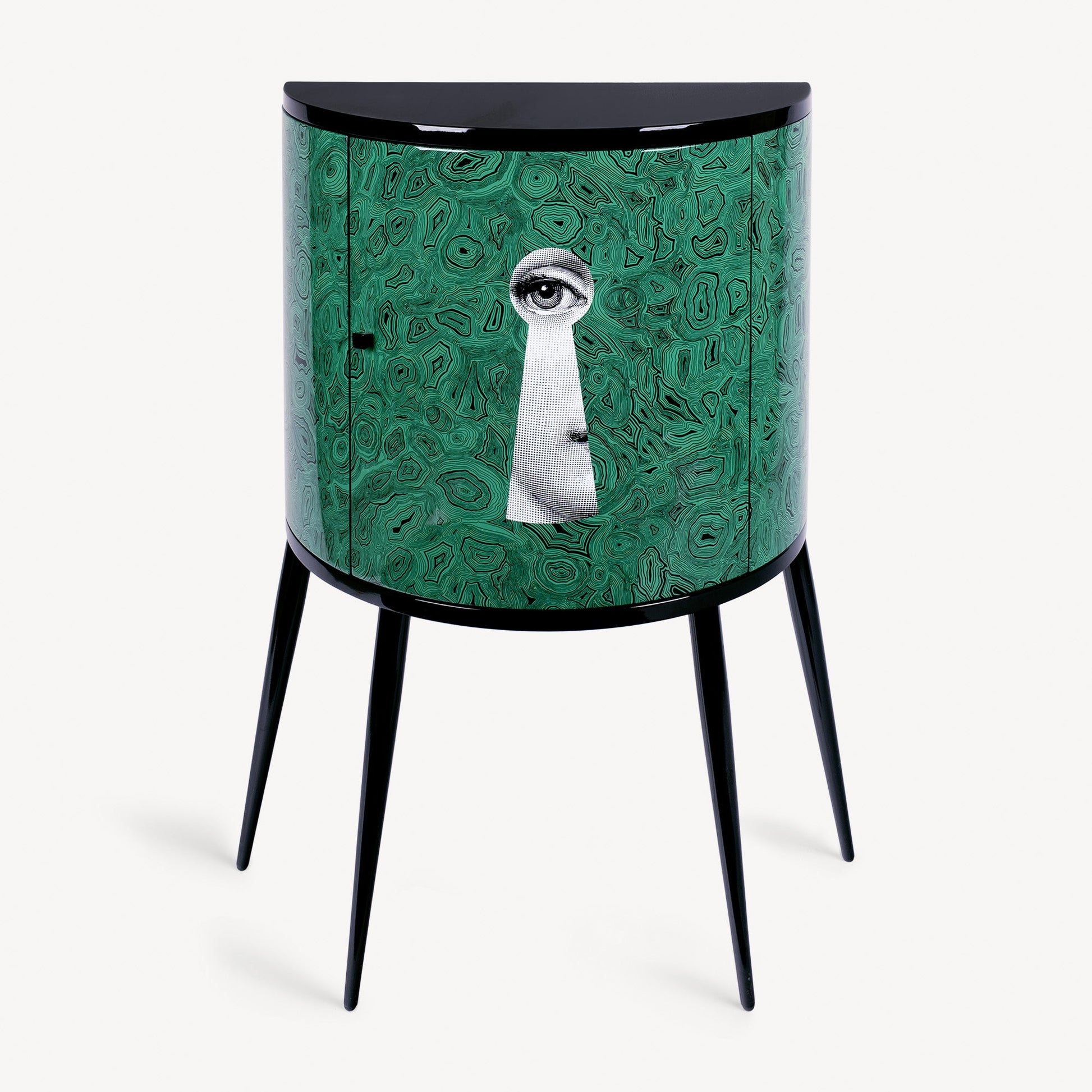 Console Serratura su Malachite