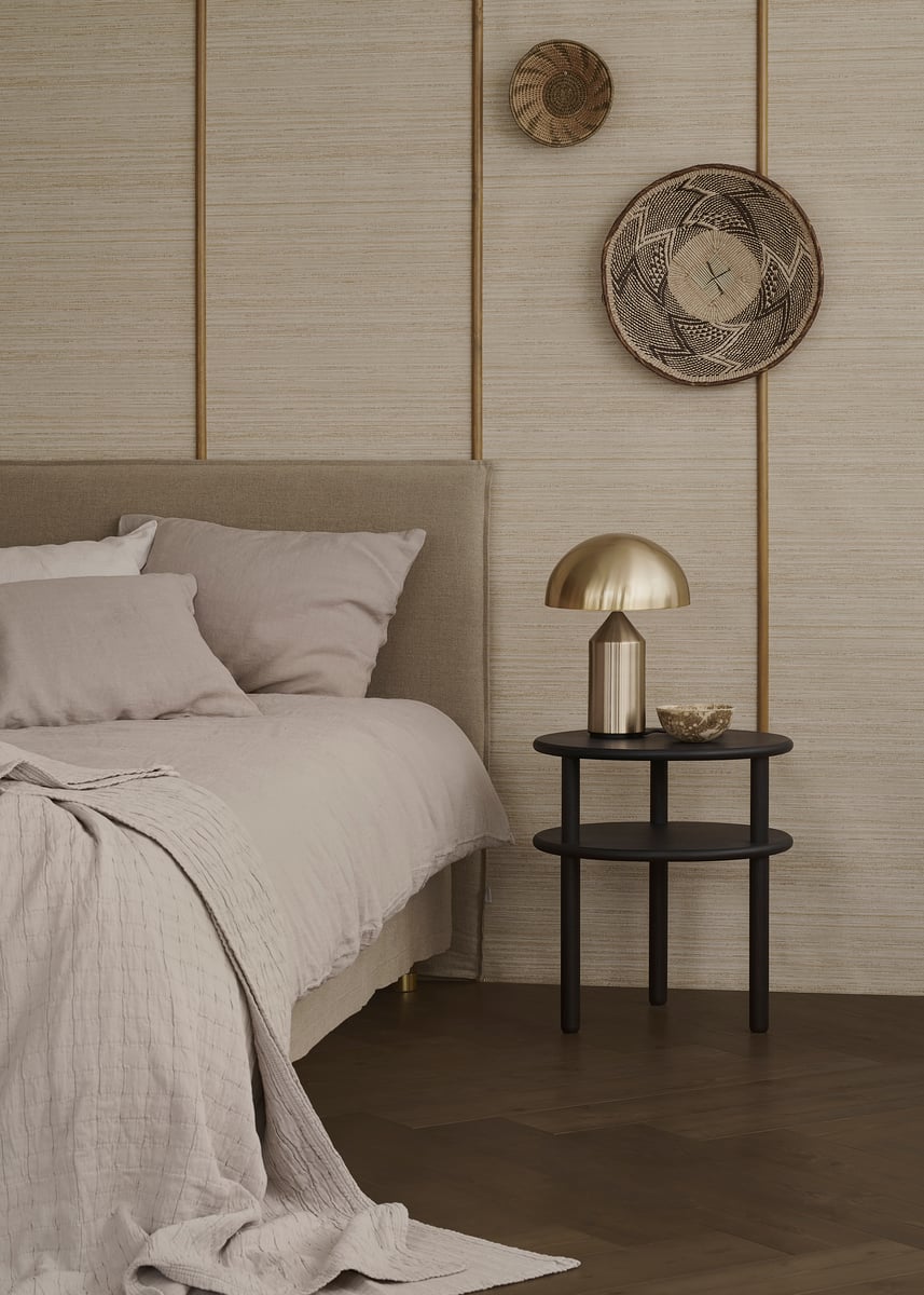 Lempi bedside table, black