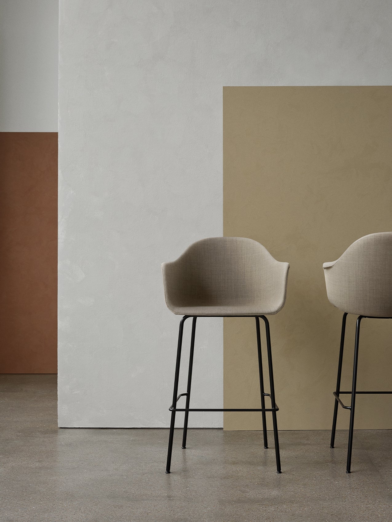 Harbour Bar Chair, Upholstered Shell