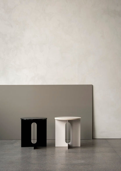Androgyne side table, 40 cm, white