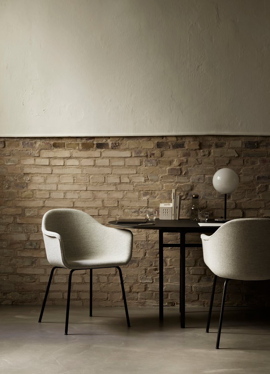 Snaregade table, oval, 210 x 95 cm, black oak