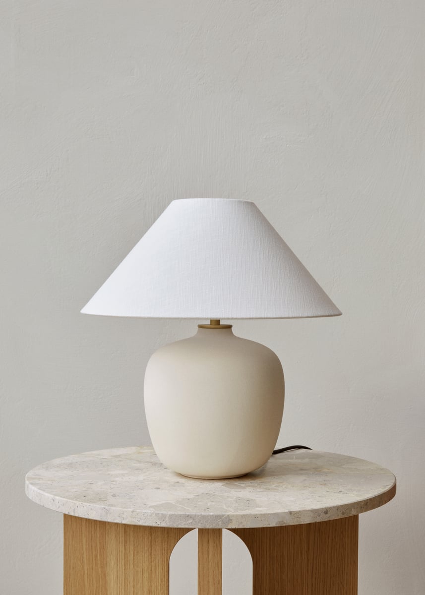 Androgyne side table, 50 cm, oak - Kunis Breccia
