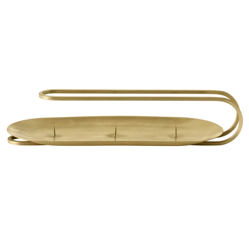 Clip candle holder by Audo Copenhagen #3-arm, brass #