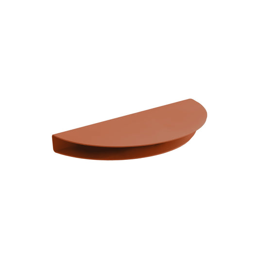 Half Moon shelf, small, terracotta
