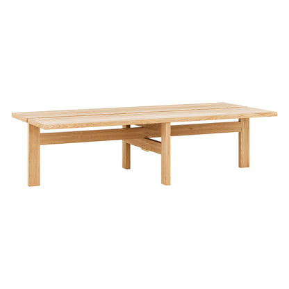 Rectangular coffee table, 115 cm, oak