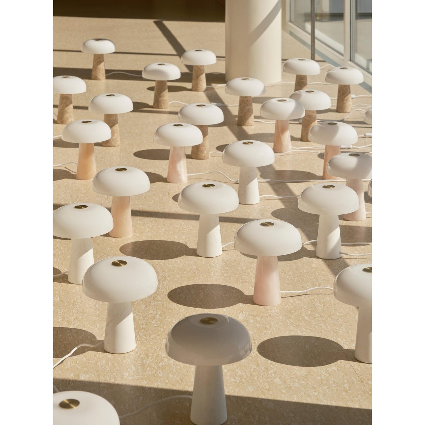 Design For The People Glossy Table Lamp Mini Beige