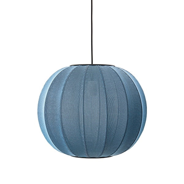 Knit-Wit Round Pendant Lamp Ø45 by Made By Hand #Blue Stone