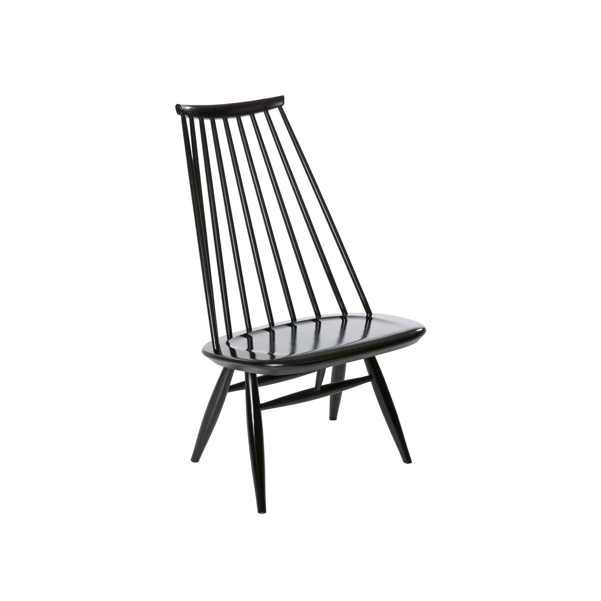 Artek Mademoiselle Lounge Chair — black lacquered